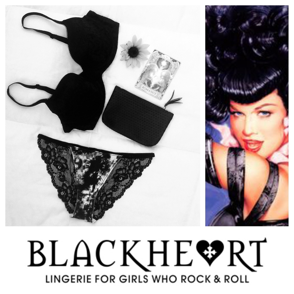 Hot Topic Tie Dye Lace Bikini Brief Panties
